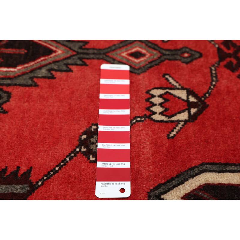 ECARPETGALLERY Hand-knotted Anadol Red Wool Rug - 4'3 x 6'6