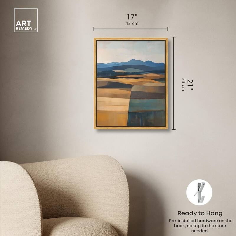 Clash of Shades Canvas by Art Remedy