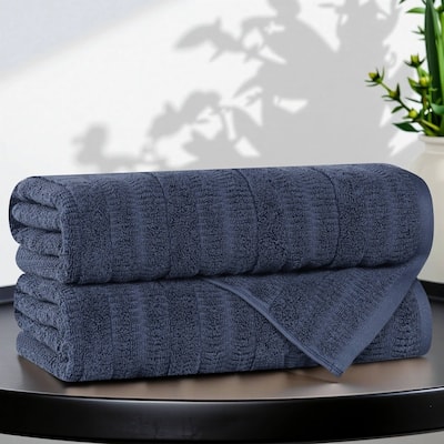 Superior Mika Smart Twist Viscose Cotton Blend Bath Towels, Set of 2