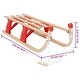 preview thumbnail 26 of 24, vidaXL Folding Sledge Wood 43.3"/46.9"