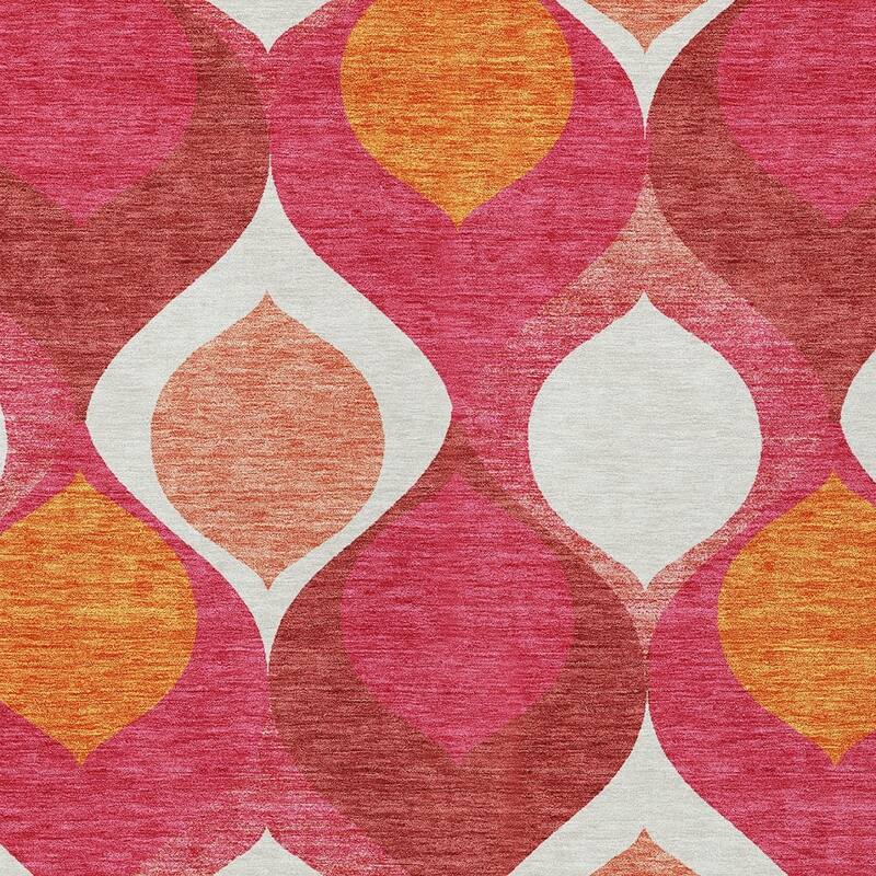 HomeRoots Ogee Transitional Rectangle Outdoor Rug