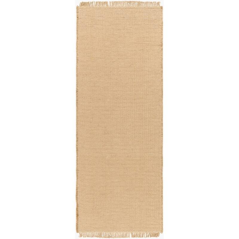 Becki Owens x Livabliss Kimi Area Rug - Solid Tan - 2' 7" x 7' 3"