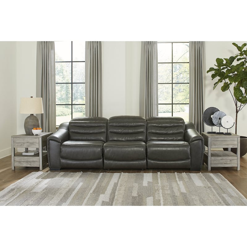 Signature Design by Ashley Center Line 3-Piece Power Reclining Sectional Sofa - 110.5"W x 40"D x 35"H