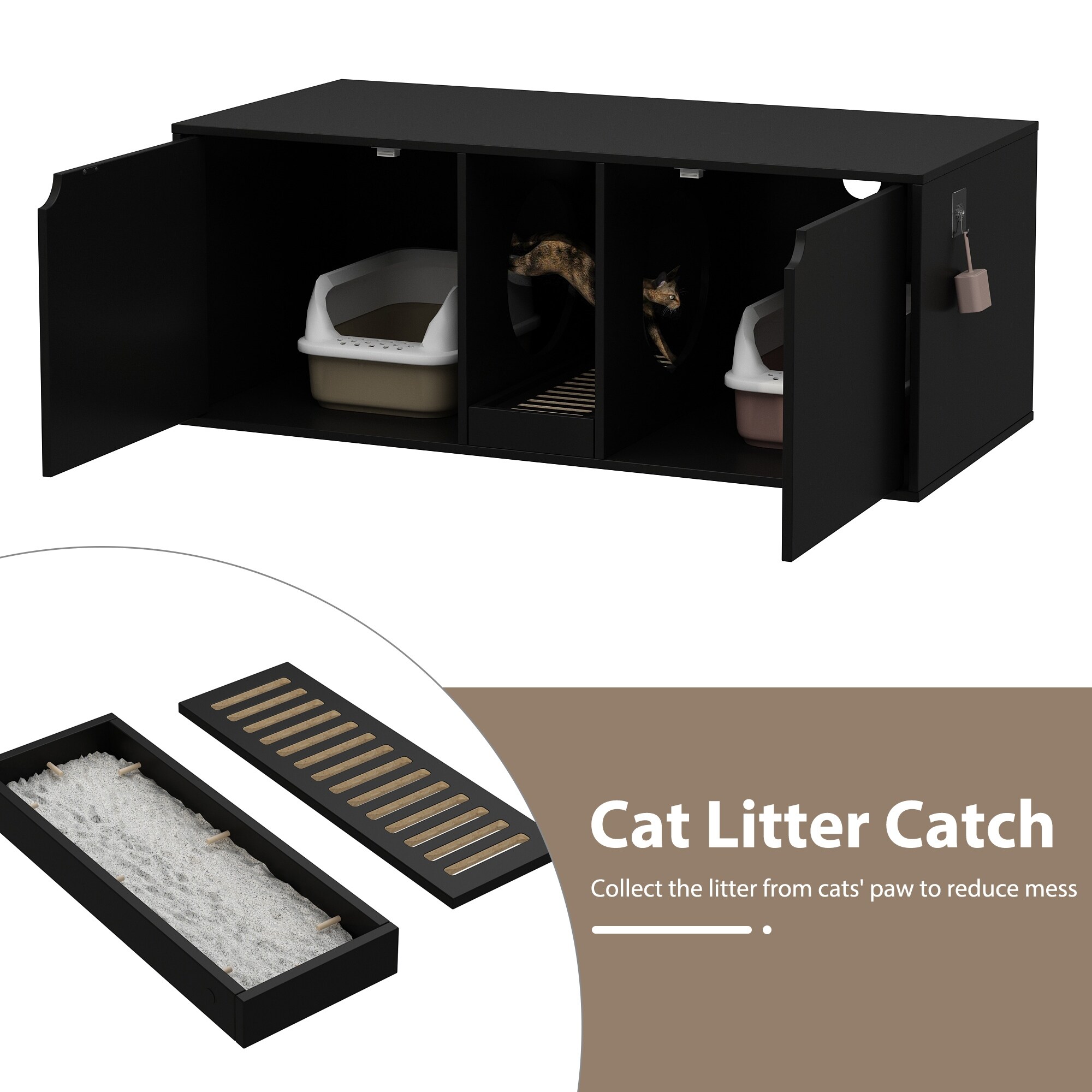 Dual litter discount box