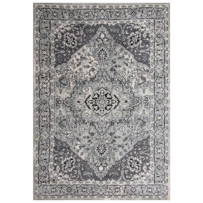 Alora Decor Lucid Traditional Rug - 8' x 10' - Light Gray