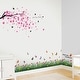 preview thumbnail 1 of 4, Walplus Flying Swallows Butterfly Grass Kid Wall Sticker Nursery Decor