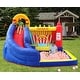 preview thumbnail 4 of 5, Bounce House with Hamburger Ketchup Shape, Jump & Slide Area with Safety Net, Giant Castle with Ball Pit & Air Blower