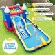 preview thumbnail 4 of 7, Inflatable Water Slide Bounce House with 680W Blower and 2 Pools - 197 in