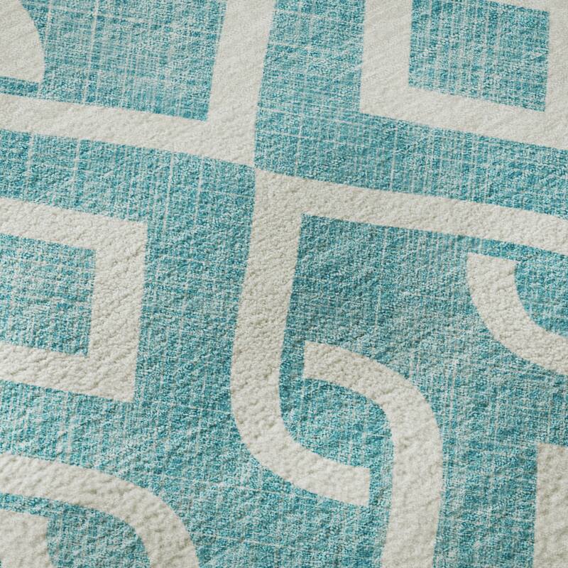 Premium Washable Super Soft Modern Medallions Mayfield Rug