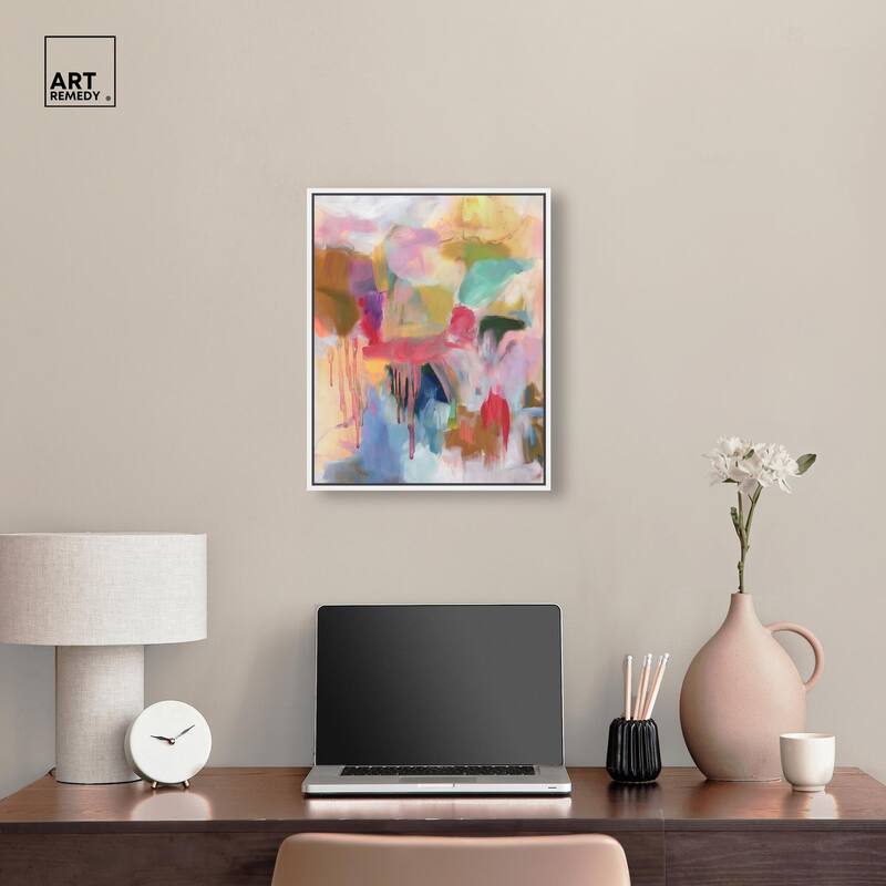 Art with Bold Colors Canvas by Art Remedy