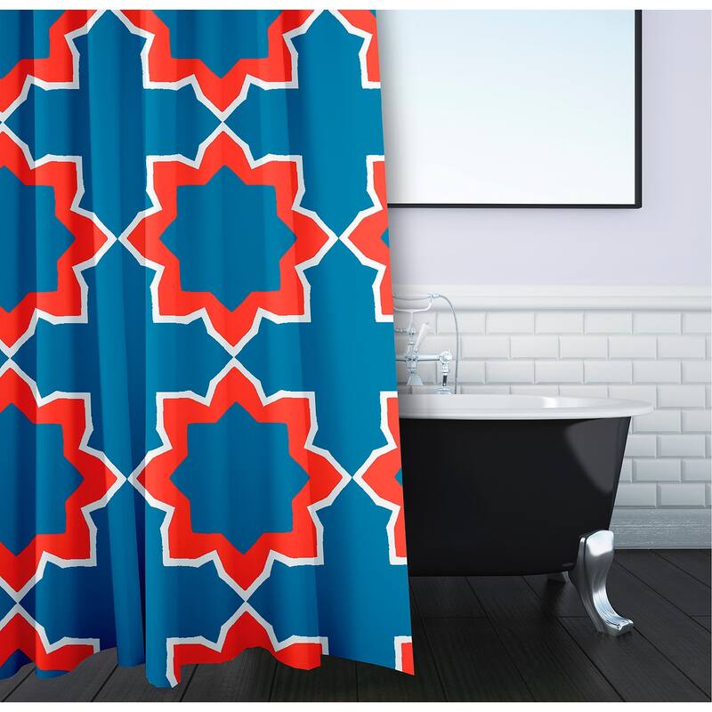 71 x 74-inch Bohemian 2 Geometric Print Shower Curtain