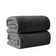 preview thumbnail 124 of 181, Linery & Co. Luxury Cotton Textured Bath Towel Bath Sheet (Pack of 2) - Midnight