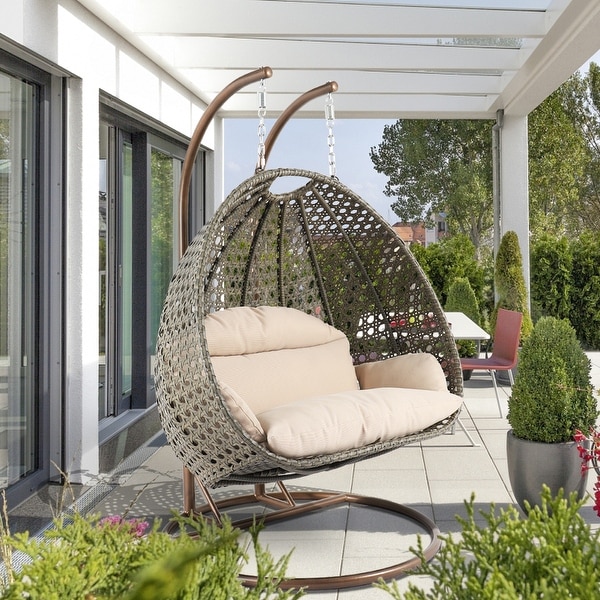 Outdoor swing chair with stand online