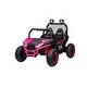 preview thumbnail 42 of 52, Heavy Duty 24V Ride-On UTV with Remote, Metal Frame, 4x4 Switchable Drive & Dual XL Seats, for Kids Ages 3-8. Rose