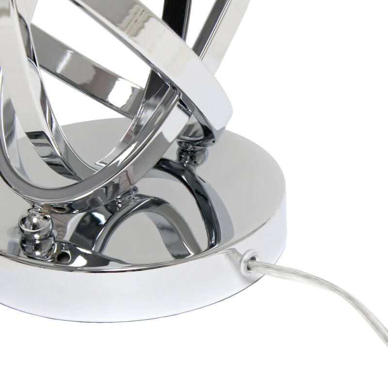 Lalia Home 27.25" Glossy State-of-the-Art Modern Entwined Table Lamp - 27.25
