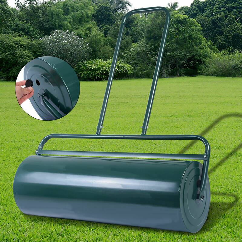 Lawn Roller 36-Inch x 12-Inch Filled Water for Garden Roller