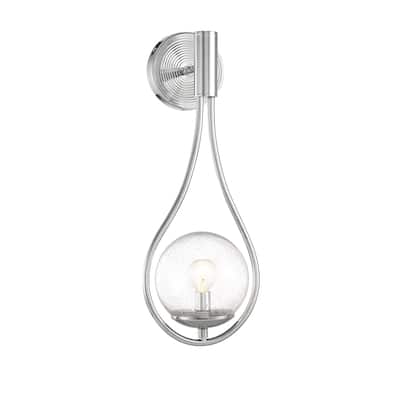 Savoy House 9-7193-1 Encino 20" Tall Bathroom Sconce