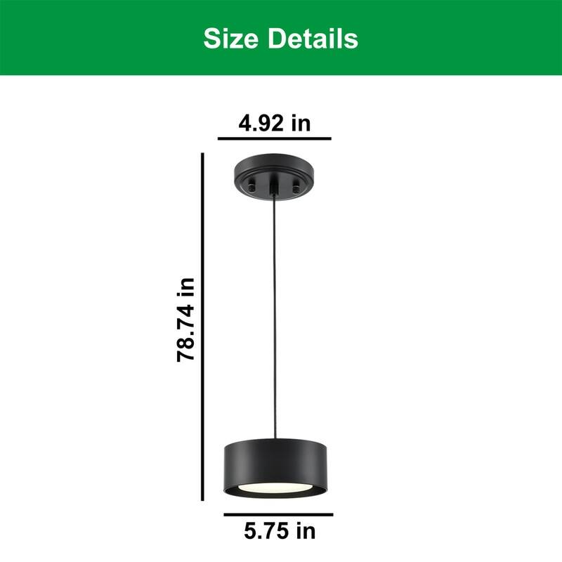 LED hanging lighting black island lights acrylic, metal pendant lights