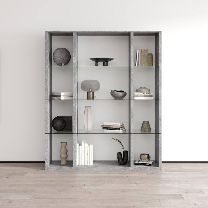 Napoli Bookcase - Gray