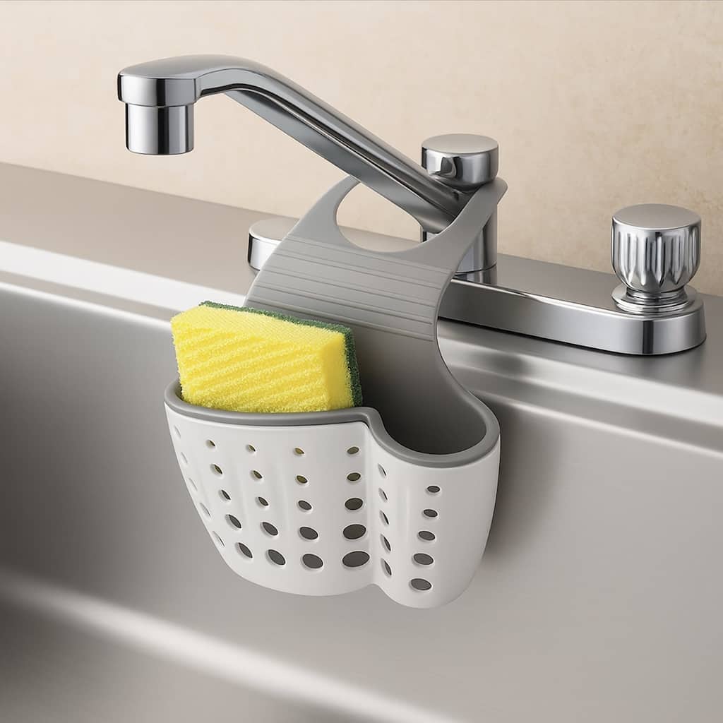Kitchen Sink Caddy Sponge Holder With Drain Holes