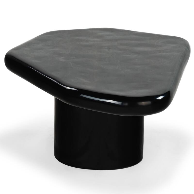 SAFAVIEH Couture Rhianna Concrete Coffee Table - 35"W x 28"D x 14"H