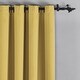 preview thumbnail 57 of 99, 4 Piece Grommet Darkening Blackout Window Panel Curtain Set