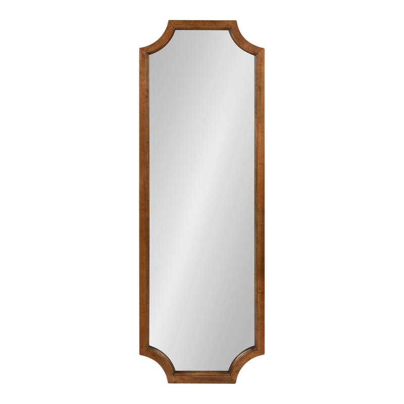 Kate and Laurel Hogan Scalloped Wood Framed Mirror