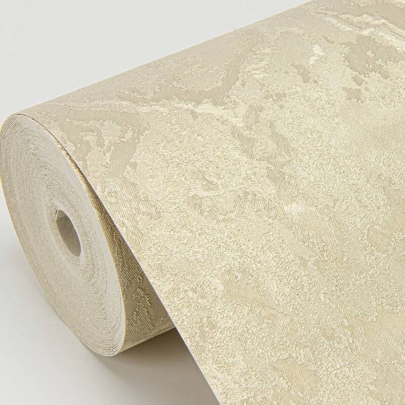 Sirpi Francesca Gold Texture Wallpaper - 20.9 x 396 x 0.025 - 20.9 x 396 x 0.025