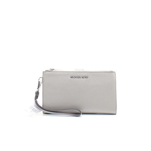 michael kors gray wristlet