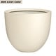 preview thumbnail 12 of 17, DreamPatio Long Beach Fiberstone Egg Planter for Indoor/Outdoor 12x12x10 - Linen
