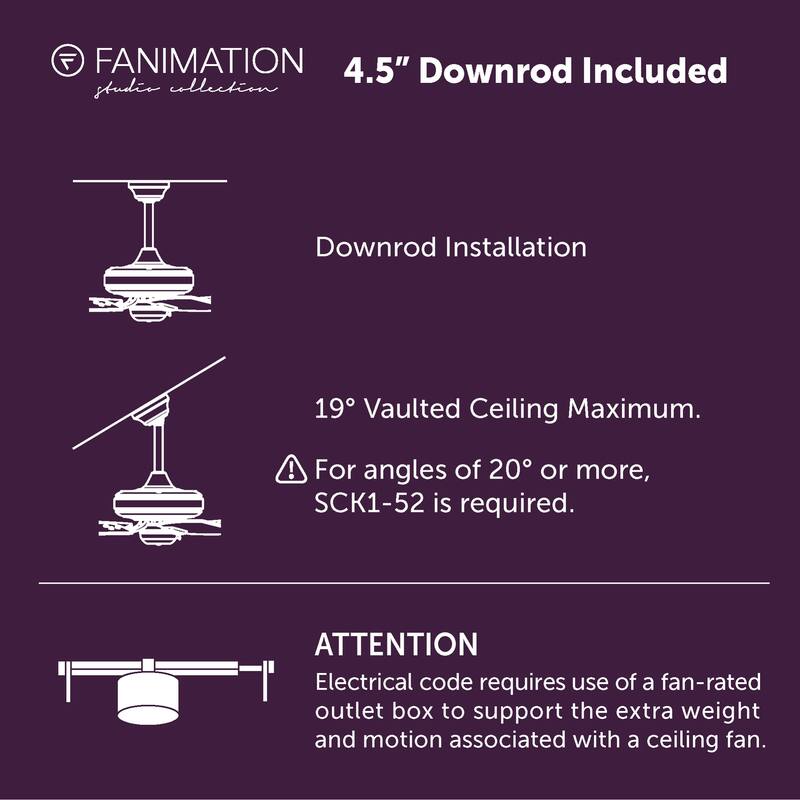 Fanimation Studio Collection Dex 12 inch Brushed Nickel Fandelier Ceiling Fan with LED Lights and Remote