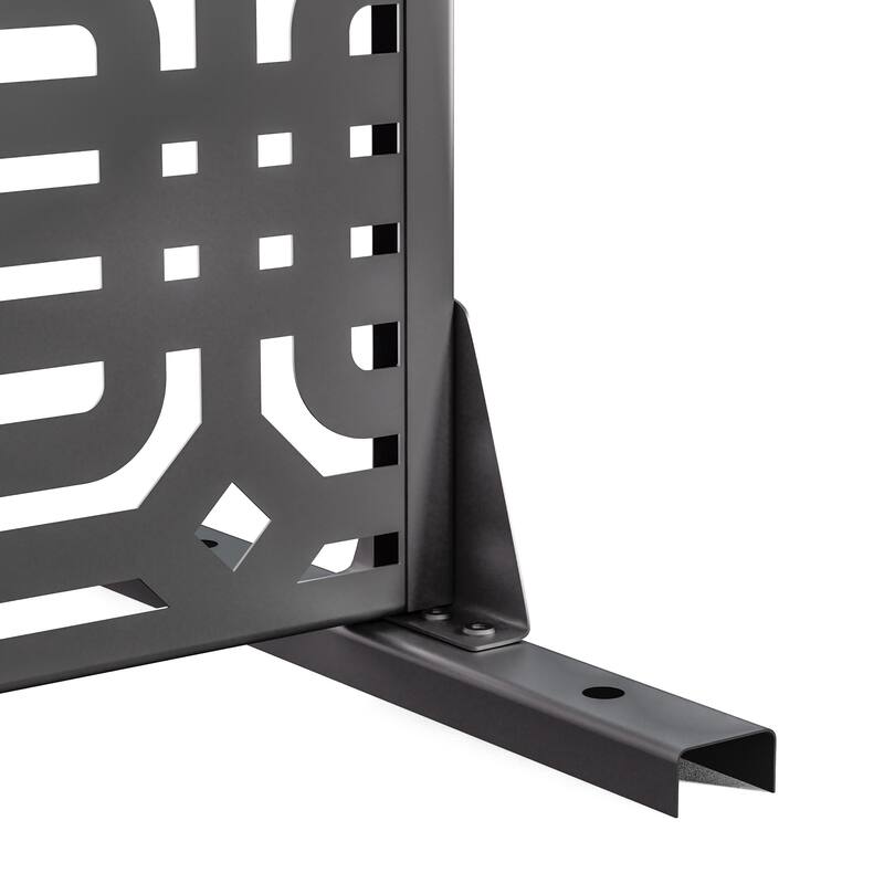 Outdoor Privacy Screen Metal Privacy Screen Panel Free Standing - 72*47