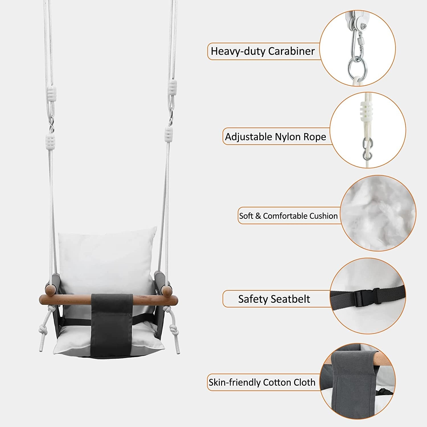 2 in 1 Baby Jumper and Toddler Swing with Stand Swing Set for Toddler