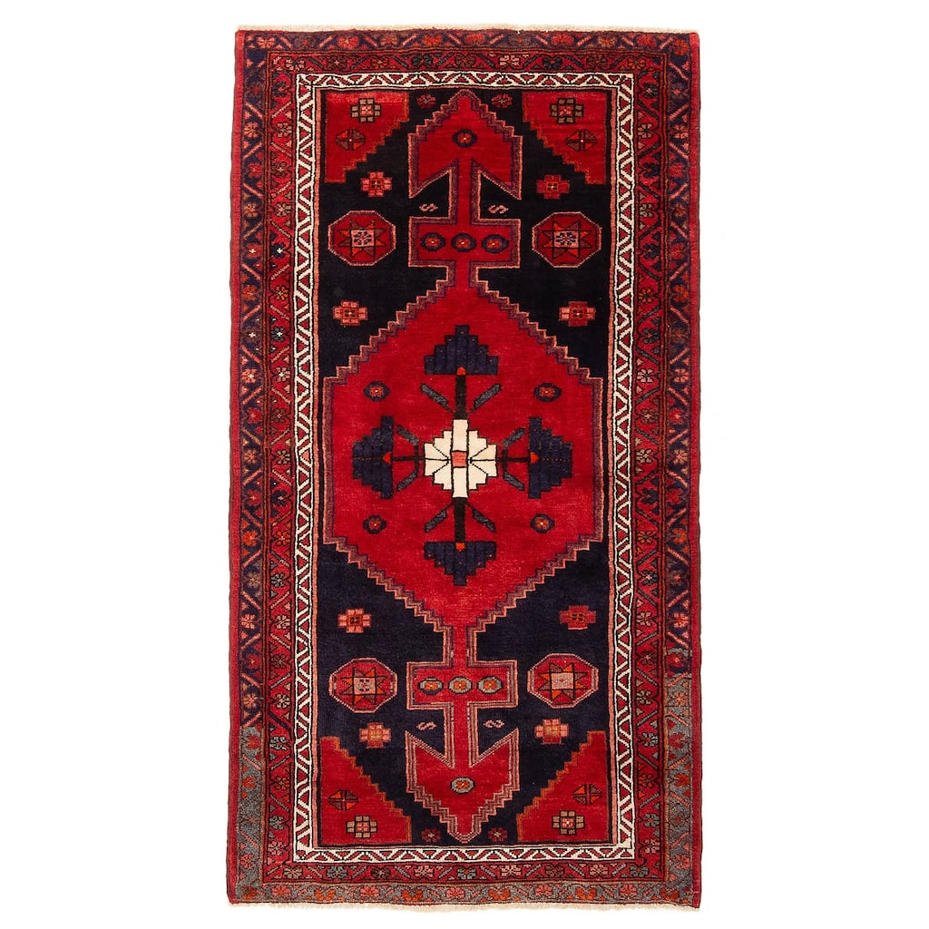 ECARPETGALLERY Hand-knotted Anadol Red Wool Rug - 3'5 x 6'3