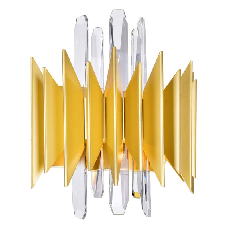 Cityscape 5 Light Wall Sconce With Satin Gold Finish - Satin Gold