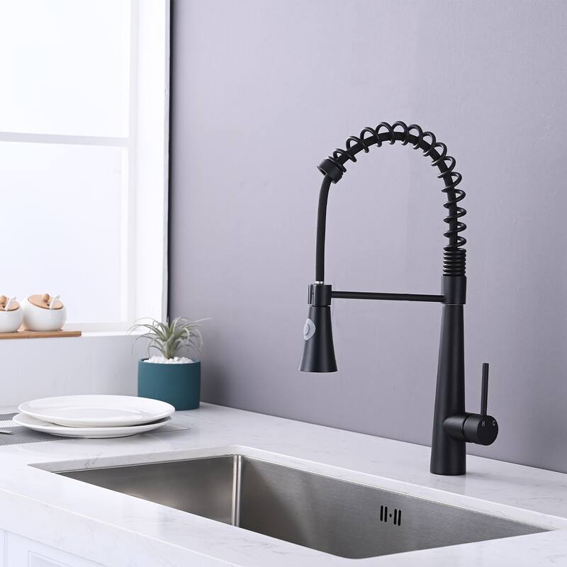 Pull Down Kitchen Faucet With Magnetic Docking