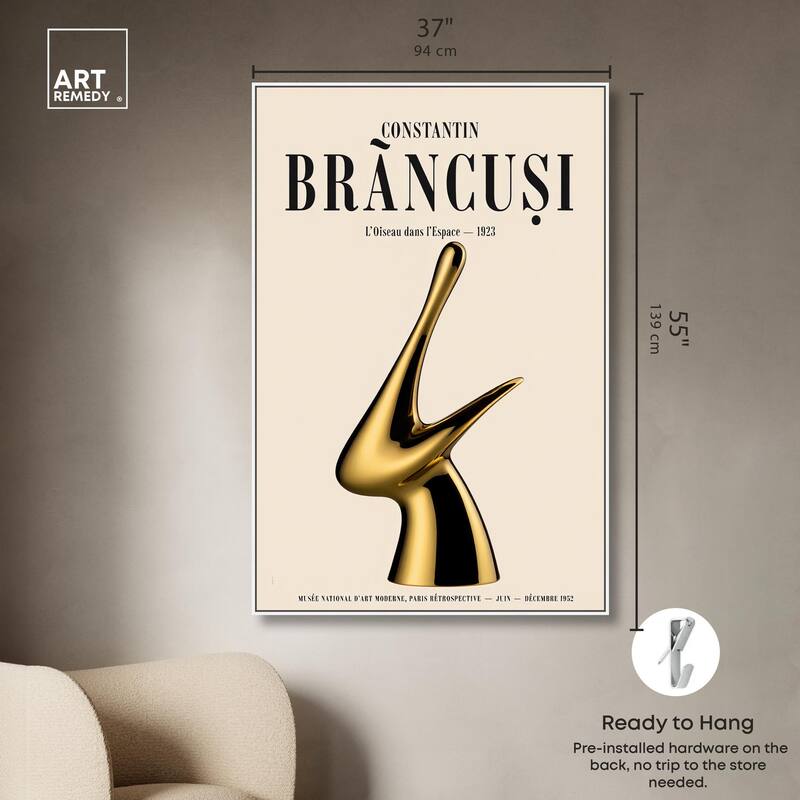 Bird in Space Sculpture Canvas by Art Remedy