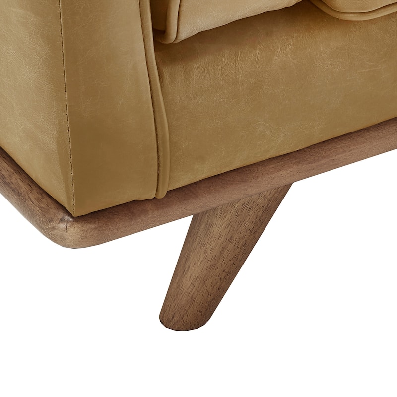 Gianella Oxford All Leather Sofa by iNSPIRE Q Modern