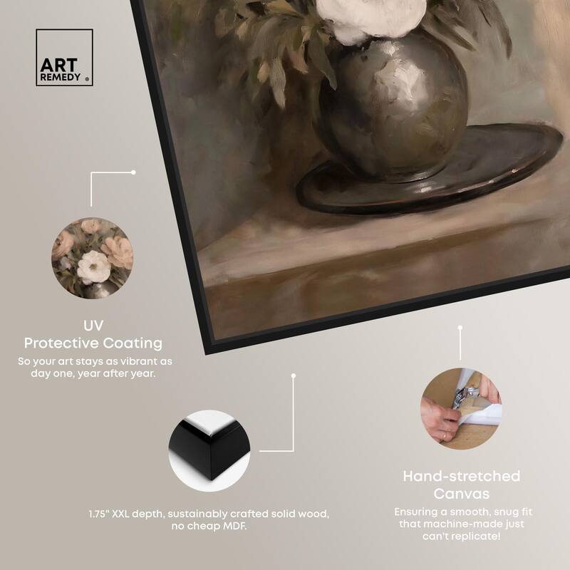 Porcelain Pink Canvas by Art Remedy