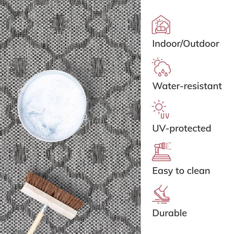 Well Woven Medusa Sol Indoor Outdoor Area Rug