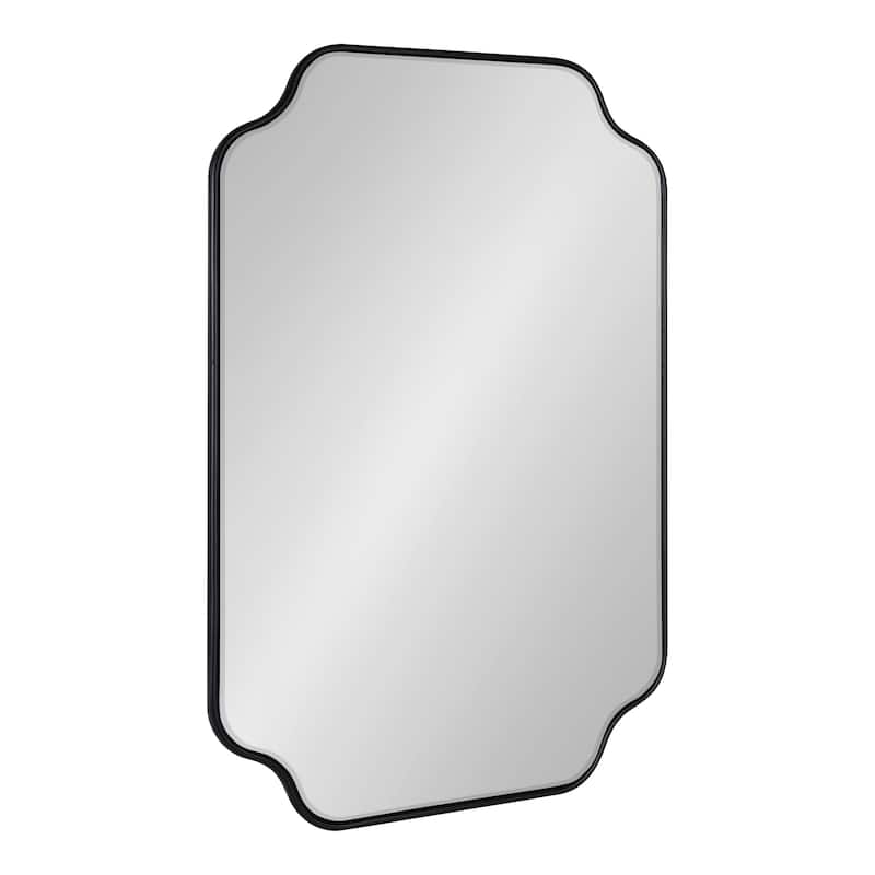 Kate and Laurel Plumley Framed Wall Mirror - 24x36 - Black