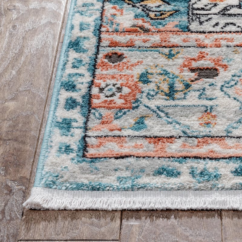 Well Woven Indira Manor Vintage Medallion Area Rug