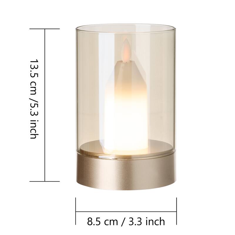 Candle Sensor Control Table Lamp Bedside Night Light - 5" H