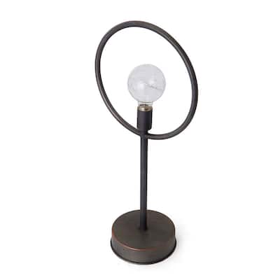 Elements LED Bulb Metal Lamp Stand, 21 Inch