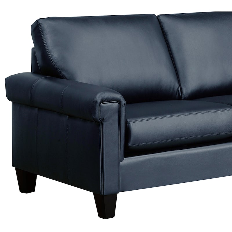 Brooke Top-grain Italian Leather Sectional Sofa