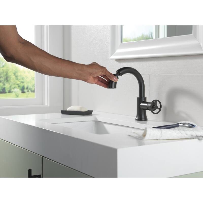 Delta 558HAR-PD-DST Trinsic 1.2 GPM Single Hole Bathroom Faucet with