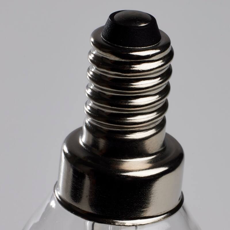 5.5 Watt G16.5 LED - Clear - Candelabra base - 90 CRI - 3000K - 120 Volt