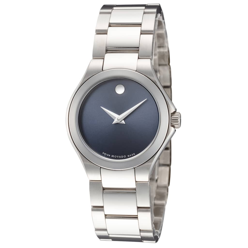 Movado Women's Defio 28mm Quartz Watch 0607309 - Blue - One Size