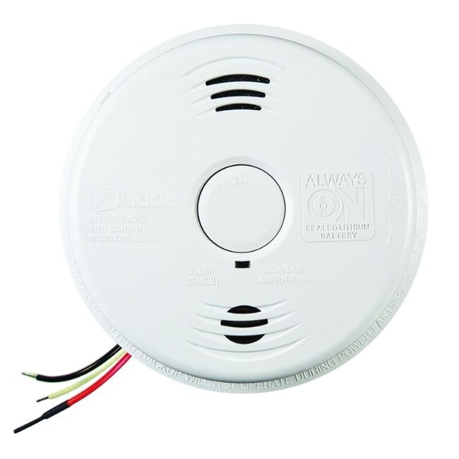 Shop Kidde Worry Free Hard Wired Ionization Smoke And Carbon Monoxide Detector Overstock 31996344