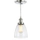 preview thumbnail 6 of 22, Ferano 5.5" Adjustable Metal/Glass LED Pendant, Chrome by JONATHAN Y